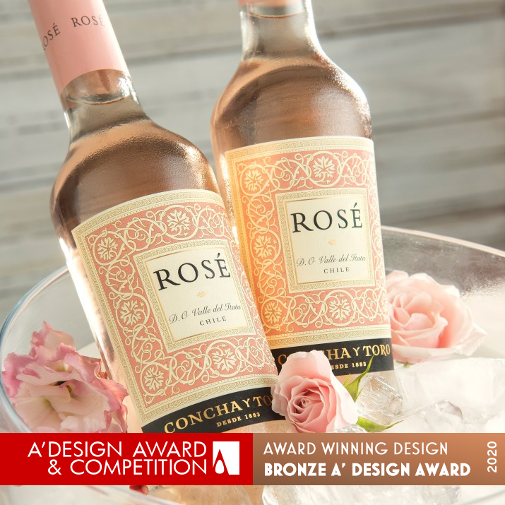 Rosé Wine Packaging by Ximena Ureta Bronze Packaging Design Award Winner 2020 