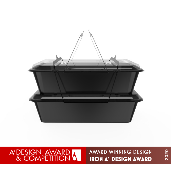 The Portable Lunch Box by Minghui Lyu Iron Disposable and Single-Use Product Design Award Winner 2020 
