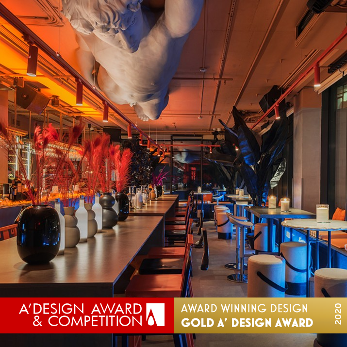 Aprol Bar by Valery Lizunov Golden Interior Space and Exhibition Design Award Winner 2020 