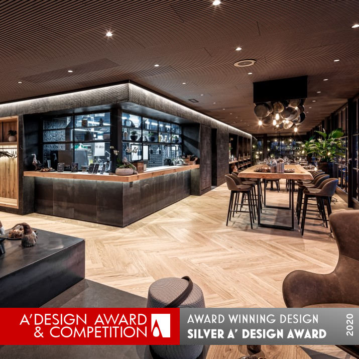 The Atticum Restaurant Bar Rooftop by Florian Studer Silver Interior Space and Exhibition Design Award Winner 2020 