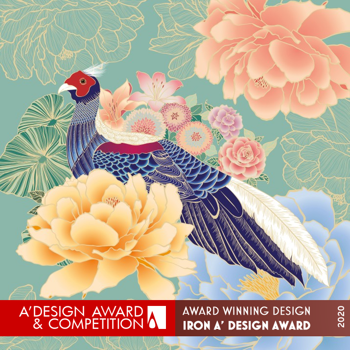 Formosa Sapphire Scarf by Yen-Yu Chen Iron Textile, Fabric, Textures, Patterns and Cloth Design Award Winner 2020 