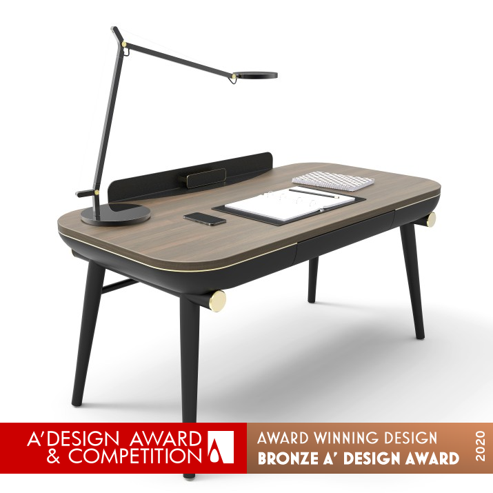 Mekong Writing Desk by Tran Nguyen Bao Khoi Bronze Furniture Design Award Winner 2020 