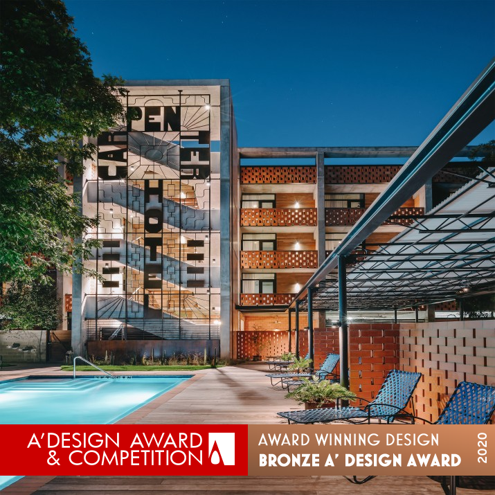 Carpenter Hotel Hotel by Scott Specht Bronze Hospitality, Recreation, Travel and Tourism Design Award Winner 2020 