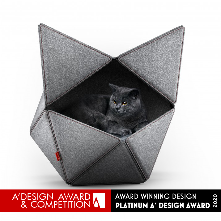 Catzz Cat Bed by Mirko Vujicic Platinum Pet Care, Toys, Supplies and Products for Animals Design Award Winner 2020 