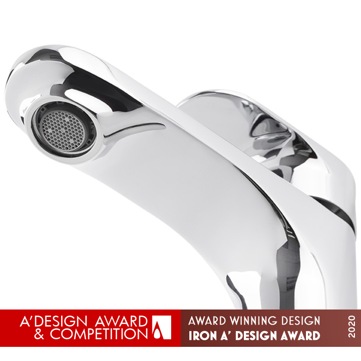 Stoa Single Lever Basin Mixer by Ezequiel Farca and Cristina Grappin Iron Bathroom Furniture and Sanitary Ware Design Award Winner 2020 