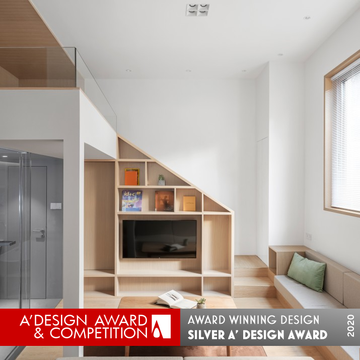 Yard Apartment Residential by Qisi Design - Chen Sissi and Fu Chong Silver Interior Space and Exhibition Design Award Winner 2020 