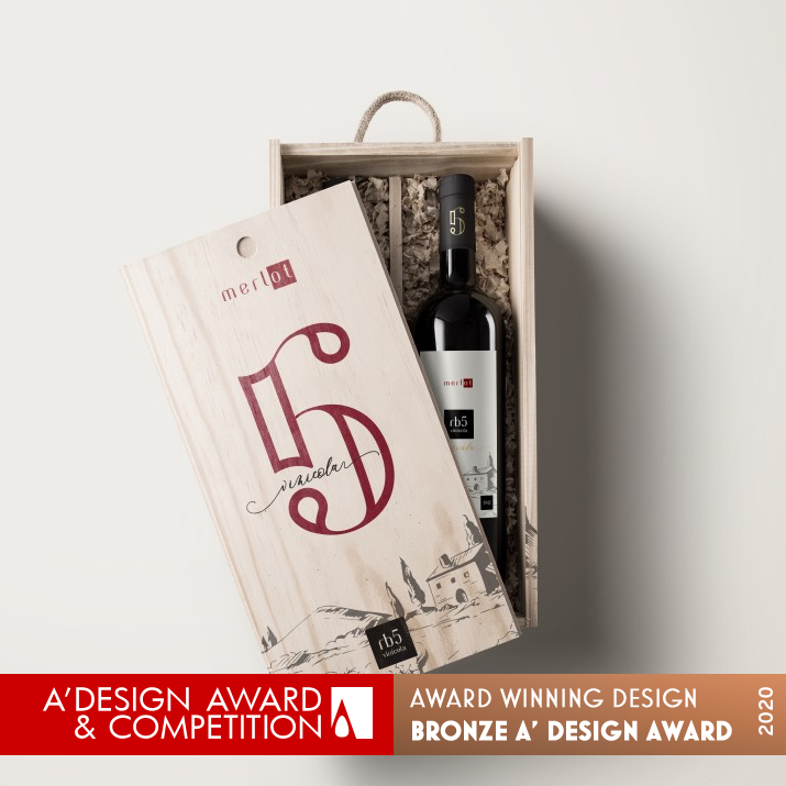 Rb5 Vinicola Visual Identity by Victor Weiss Bronze Packaging Design Award Winner 2020 