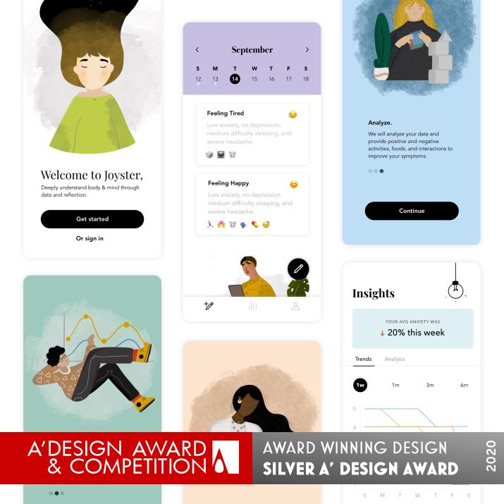 Joyster App Mobile App by Paula Barcante Silver Mobile Technologies, Applications and Software Design Award Winner 2020 