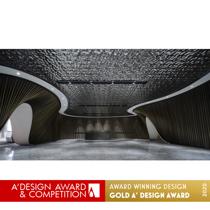 Greenland Huangpu Center Office Working Space by Junlong Yuan Golden Interior Space and Exhibition Design Award Winner 2020 