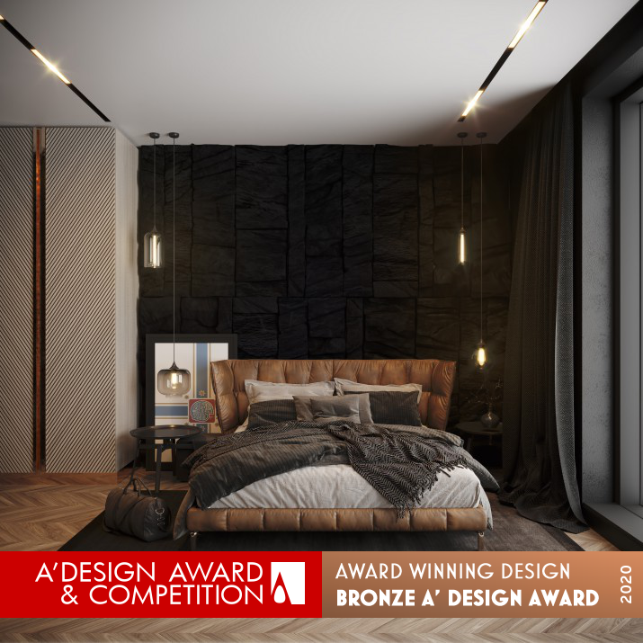 Tbilisi Design Hotel Double Room by Marian Visterniceanu Bronze Interior Space and Exhibition Design Award Winner 2020 