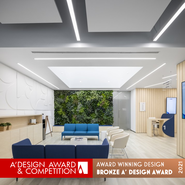 Dental Clinic Healthcare Space by Sabrab Miguel Barbas Bronze Interior Space and Exhibition Design Award Winner 2021 