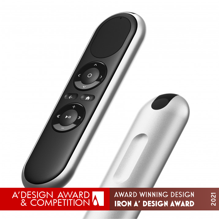 Capsule TV Remote for OTT Platforms by Shivang Vaishnav Iron Digital and Electronic Device Design Award Winner 2021 