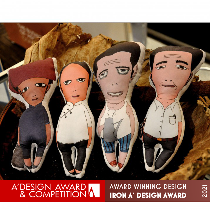 Bean Dolls of the Old Trades Wrist Rest by Jesvin Yeo Iron Giftware Design Award Winner 2021 