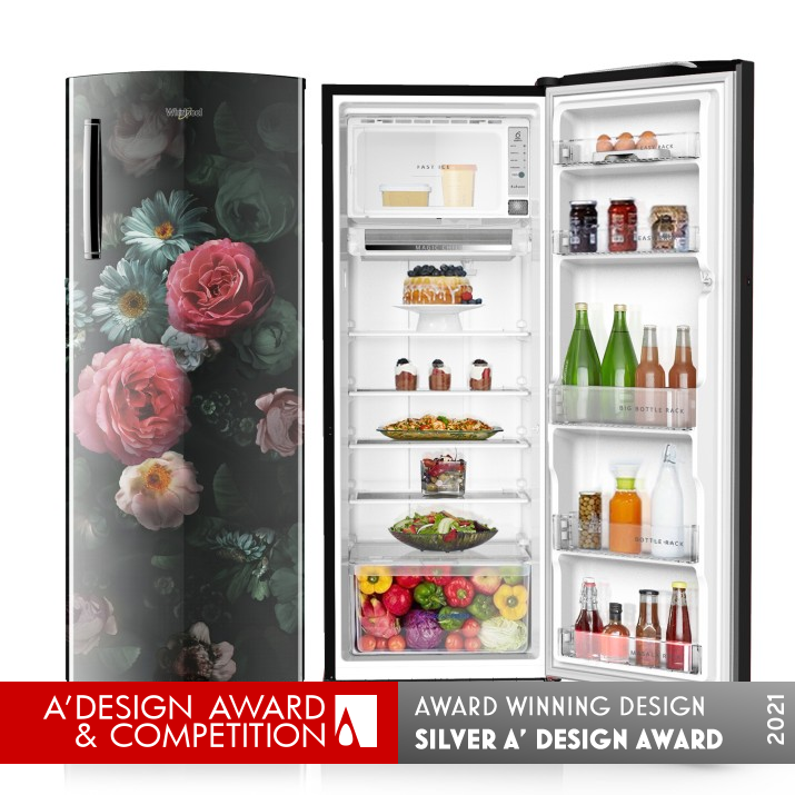 Whirlpool IceMagic Pro 2020 Direct Cool Single Door Refrigerator by Chandradhar S Rathore and Pritam Sarkar Silver Home Appliances Design Award Winner 2021 