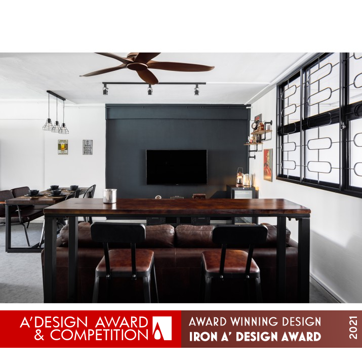 Goh Residence Residential Apartment by Elpis Interior Design Pte Ltd Iron Interior Space and Exhibition Design Award Winner 2021 