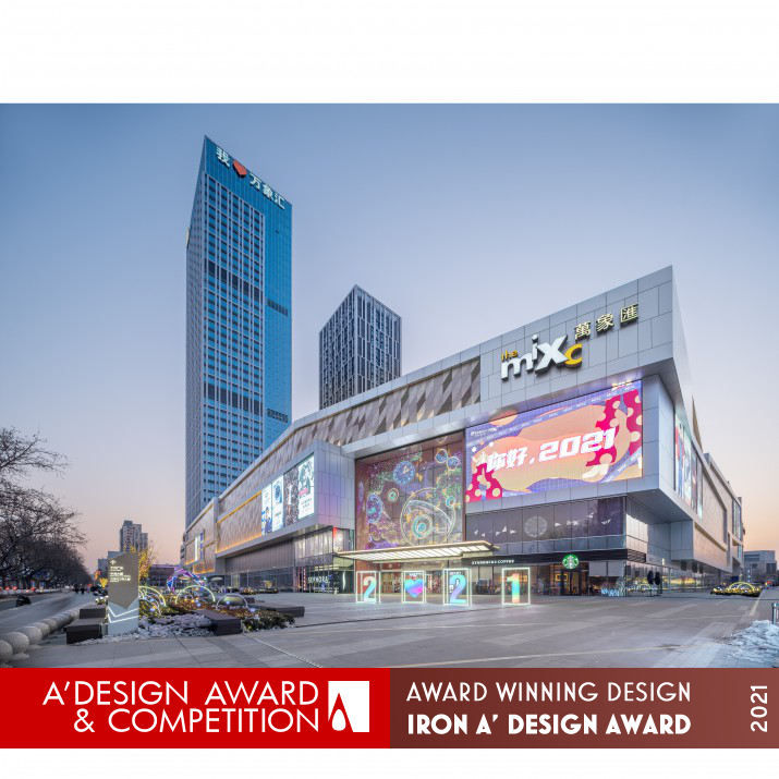 CR Land Linyi MiXC Mixed Use by AICO Iron Architecture, Building and Structure Design Award Winner 2021 