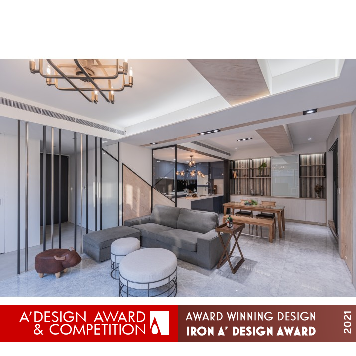 Glowing House Residential by Tzu-Yi Yang Iron Interior Space and Exhibition Design Award Winner 2021 