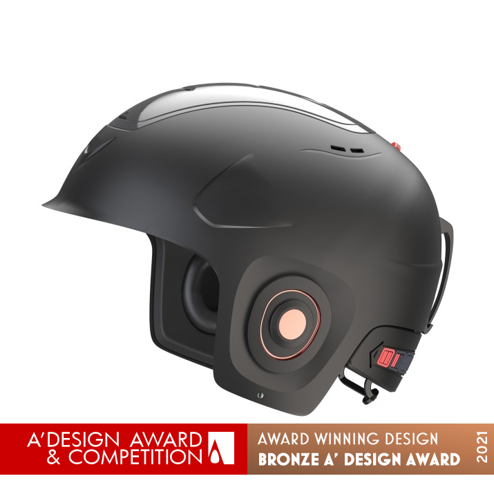 X Skier Indicated Direction Helmet by Yiming Xu Bronze Security, Safety and Surveillance Products Design Award Winner 2021 