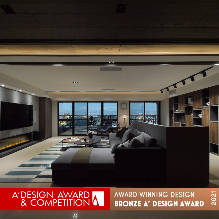 Tribute to Sensibility Residence by Han Lin Nelson Song Bronze Interior Space and Exhibition Design Award Winner 2021 