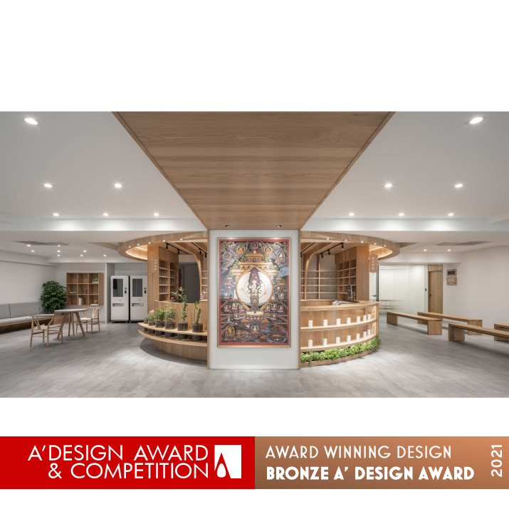 Cha-Mi Chinese Medical Clinic by Li-Yu Cheng Bronze Interior Space and Exhibition Design Award Winner 2021 