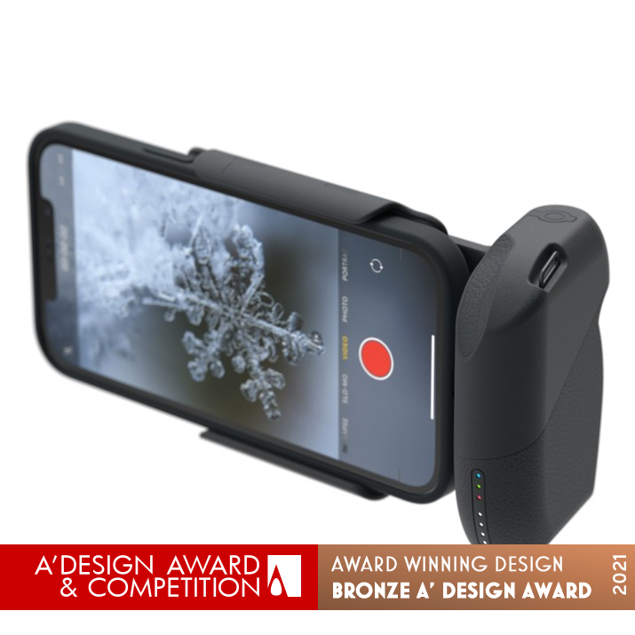 ShiftCam ProGrip Mobile Battery Grip by Armand Van Oord - ShiftCam Limited Bronze Camera and Photography Equipment Design Award Winner 2021 
