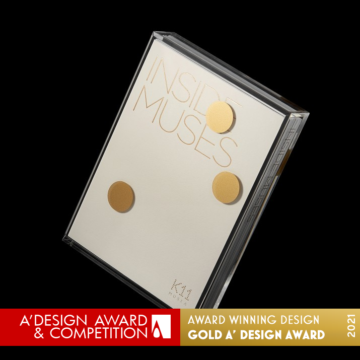 Inside Muses Book by Toby Ng Design Golden Print and Published Media Design Award Winner 2021 