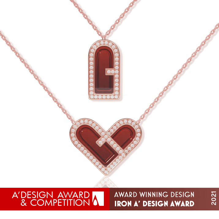 The Door of One’s Heart Necklace by Siting Ye Iron Jewelry Design Award Winner 2021 