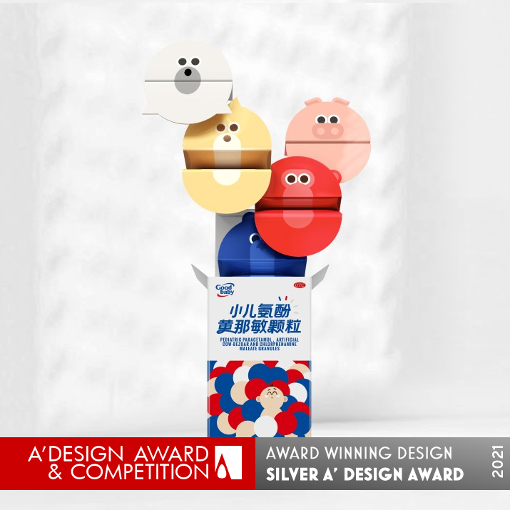 Puppet Children Medicine Packaging by Sally Xu Silver Packaging Design Award Winner 2021 