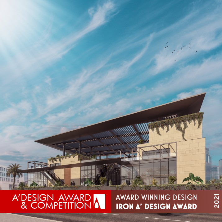 The Hub Mixed-use Building by Adel Badrawy Iron Architecture, Building and Structure Design Award Winner 2021 