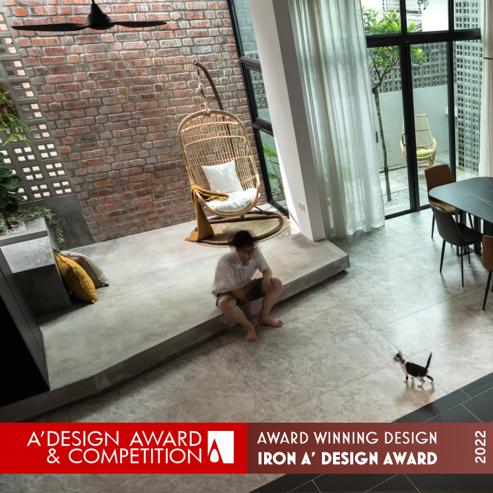 Courtyard House 39 Semi Terrace by Diana Lee Iron Interior Space and Exhibition Design Award Winner 2022 