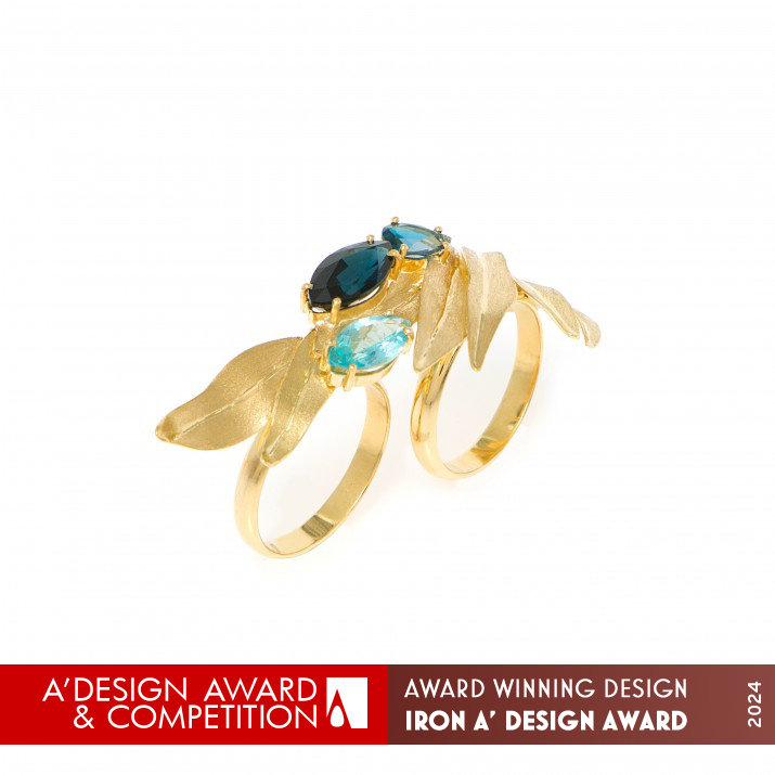 Irises Ring by Larissa Moraes Iron Jewelry Design Award Winner 2024 