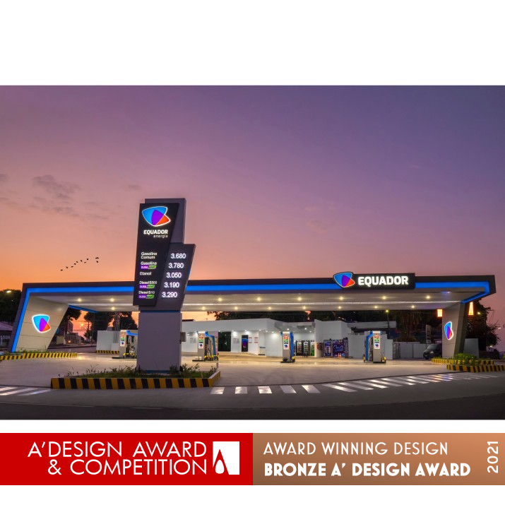 Posto P10 Fuel Sales by Balko Argentina Bronze Architecture, Building and Structure Design Award Winner 2021 