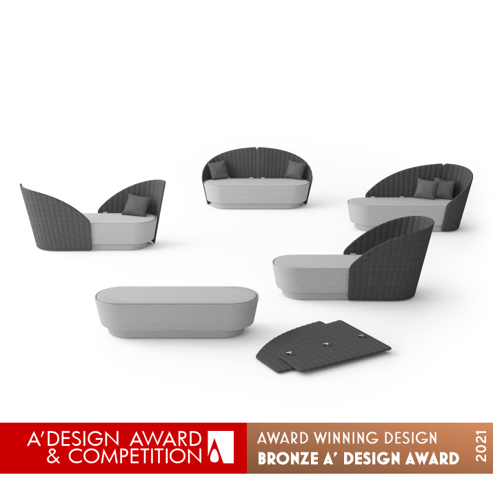 Shell Sofa by Alexey Danilin Bronze Furniture Design Award Winner 2021 