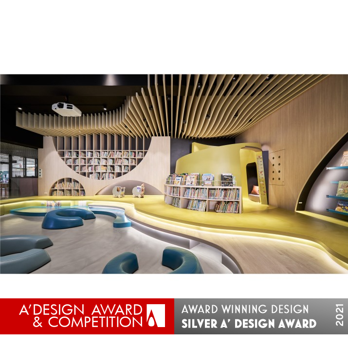 The Winding Sunlight Library by Wei Ju Wang Silver Interior Space and Exhibition Design Award Winner 2021 