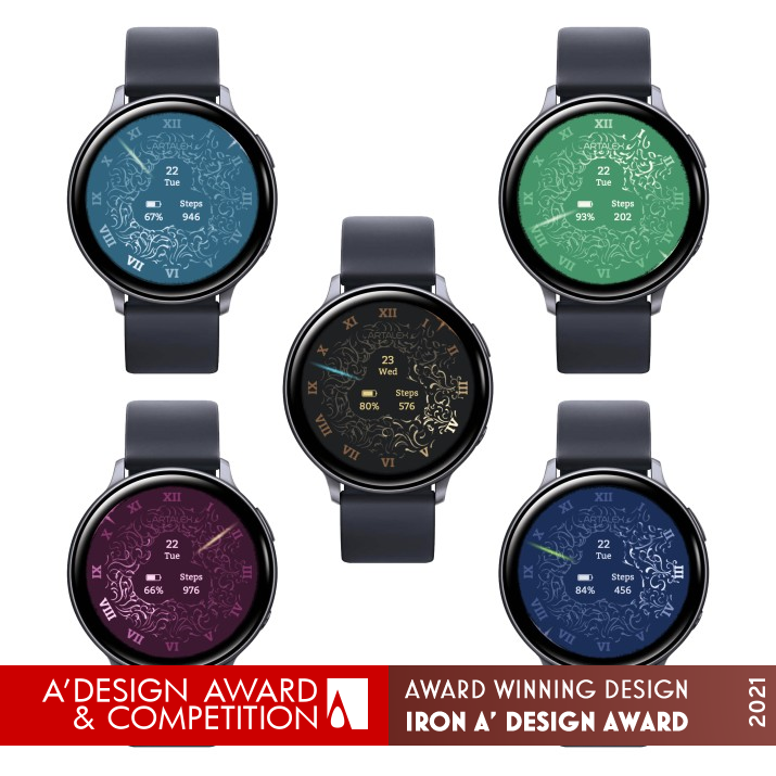 Muse Smartwatch Face by Alex Pan Yong Iron Interface, Interaction and User Experience Design Award Winner 2021 