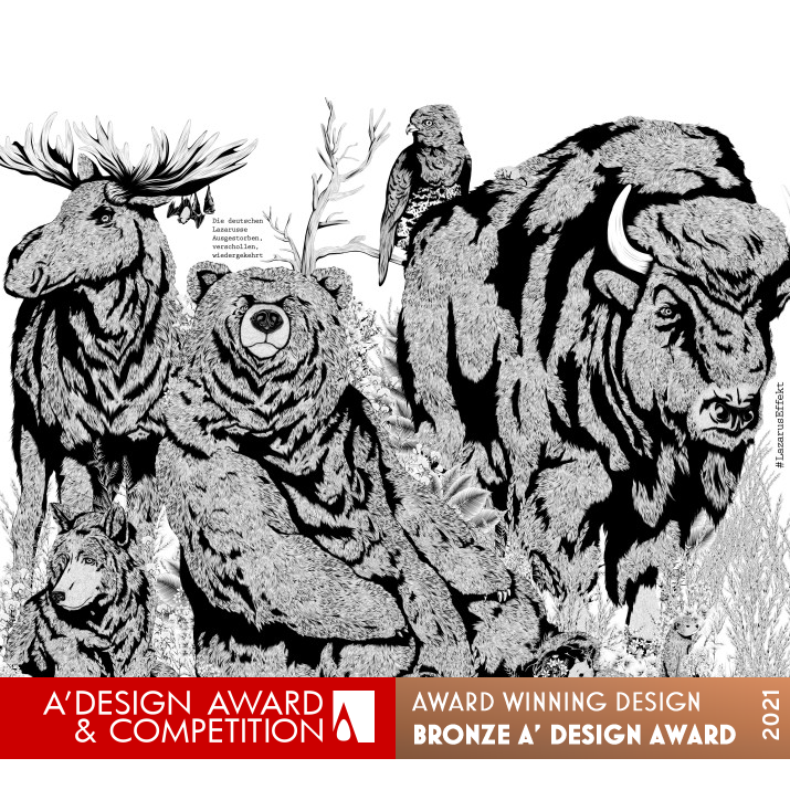 Lazarus Effekt Campaign Illustrations by Lara Wilkin Bronze Graphics, Illustration and Visual Communication Design Award Winner 2021 