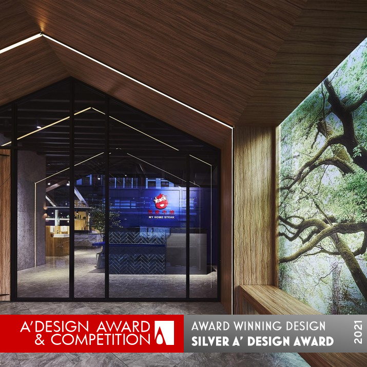 My Home Steak Restaurant by Tsai Chin Ming Silver Interior Space and Exhibition Design Award Winner 2021 