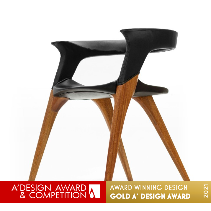 The Doberman Chair Armchair by Lianghao Zha Golden Furniture Design Award Winner 2021 