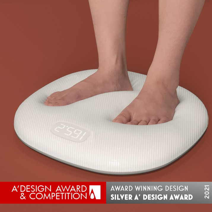Elastic Change Weight Scale by Wang Qiuyu and Chen Beibei Silver Home Appliances Design Award Winner 2021 