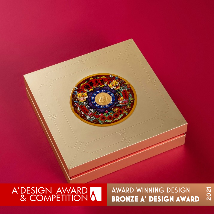 XQ New Year Gift Box Pack Design by Shaofeng Pan Bronze Packaging Design Award Winner 2021 