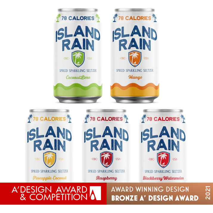 Island Rain Spiked Sparkling Seltzer Packaging