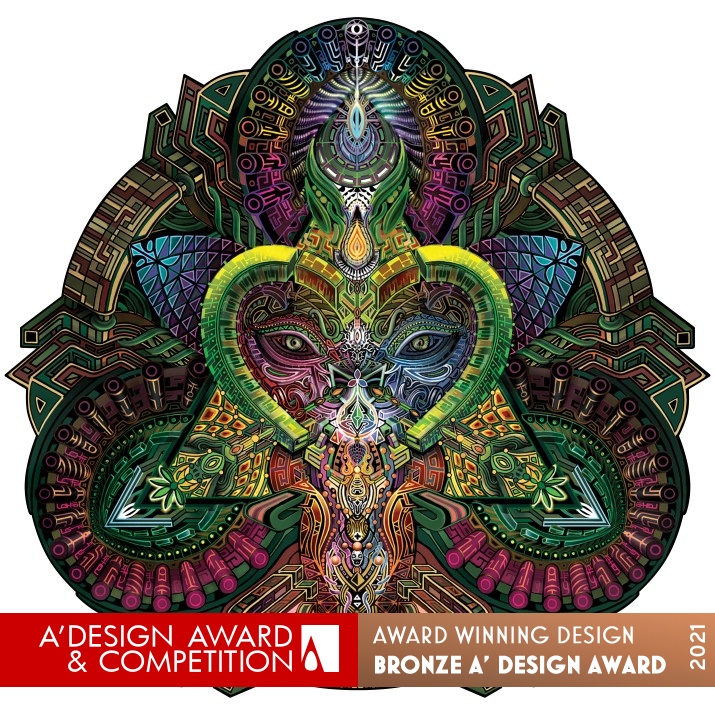 Trinity Digital Painting by Vanja Vizner Bronze Graphics, Illustration and Visual Communication Design Award Winner 2021 