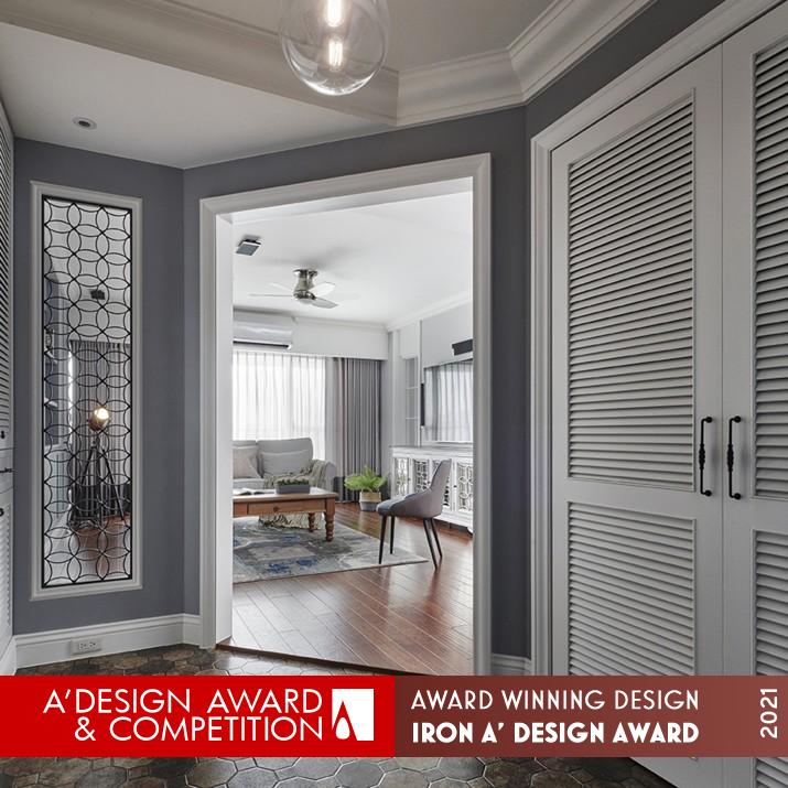 Elegant Residential House by Chiang Chen-Wei Iron Interior Space and Exhibition Design Award Winner 2021 