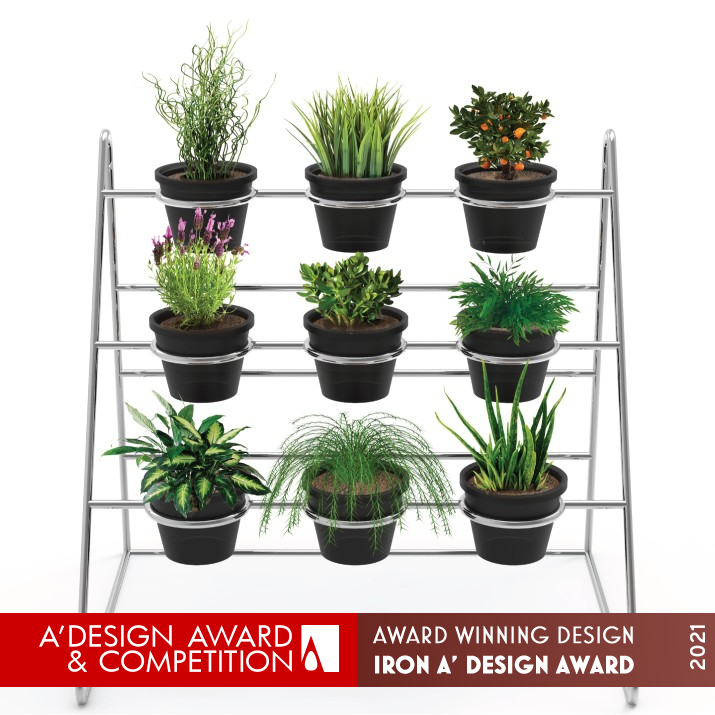 Green Nest Planter by Utsav Khadka Iron Furniture Design Award Winner 2021 