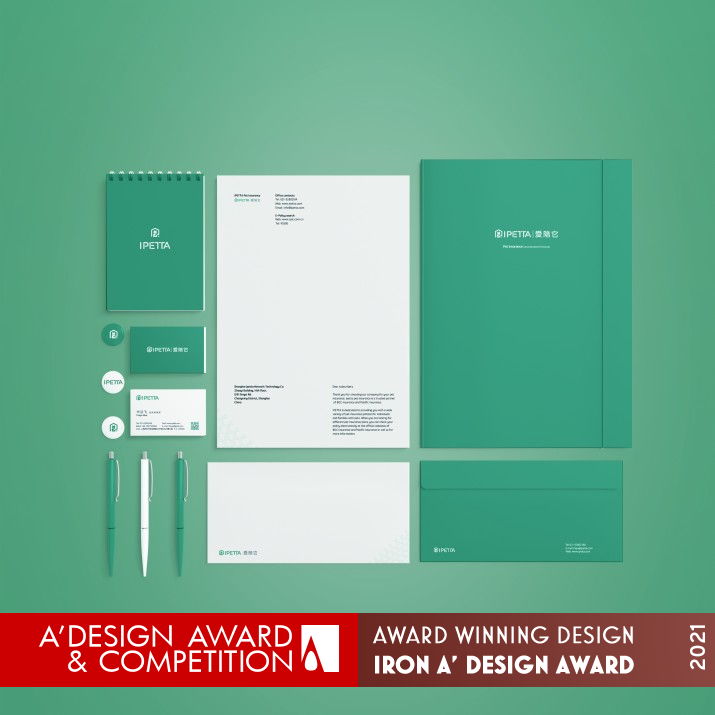 Ipetta Brand Identity by Yue Dong Iron Graphics, Illustration and Visual Communication Design Award Winner 2021 