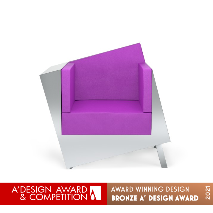 Cubus Armchair by Eckhard Beger Bronze Furniture Design Award Winner 2021 