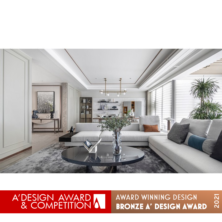 Xianyang Bund I Model House by Na Li and Nuoyi Dai Bronze Interior Space and Exhibition Design Award Winner 2021 