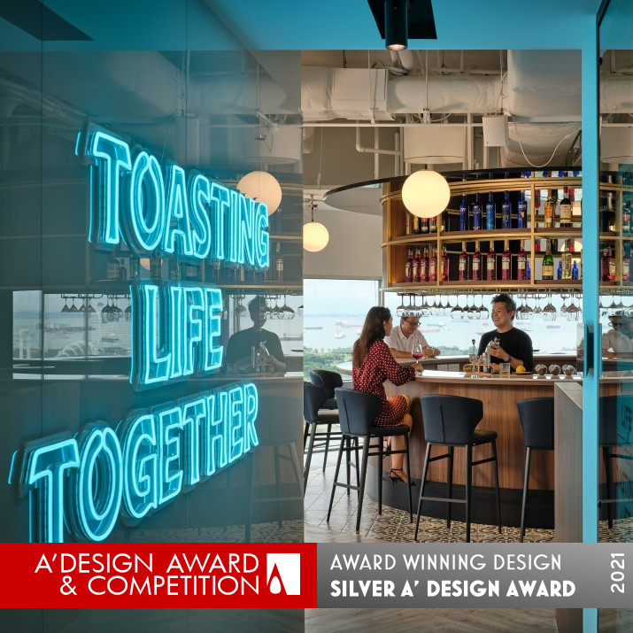 Campari Singapore Workplace by ID Integrated Pte Ltd Silver Interior Space and Exhibition Design Award Winner 2021 