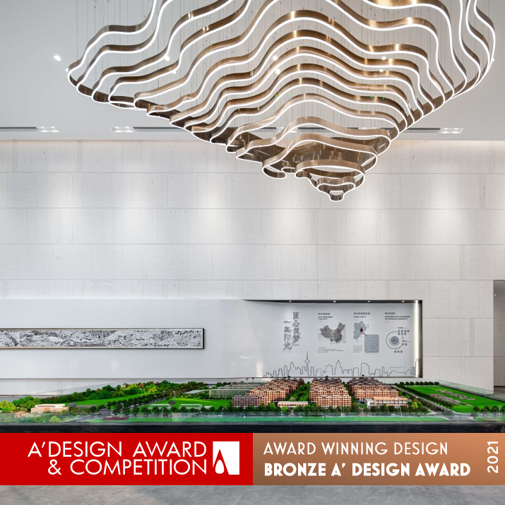 Winner Land Mansion Sales Center by Grace Kwai Bronze Interior Space and Exhibition Design Award Winner 2021 