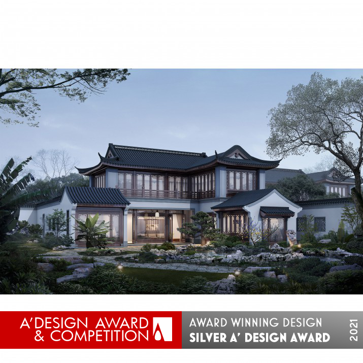 Taoyuan Town Chinese Style Villa by Gtd Silver Construction and Real Estate Projects Design Award Winner 2021 